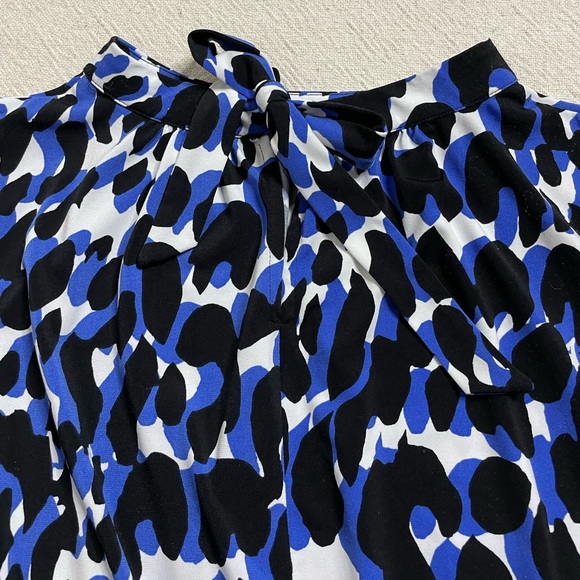 Leota Mindy Snow Leopard Print Midi Dress 1X - Picture 5 of 8